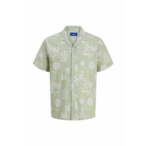 Camasa baieti Jack Jones Junior - Bumbac - Verde - Verde imagine
