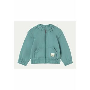 Bluza fete 1462 - Bumbac/Elastan - Verde - Verde imagine