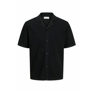 Camasa barbati Jack Jones - 12268226 - Bumbac/Poliester reciclat - Negru - Negru imagine
