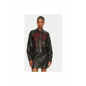 Camasa dama - 304870231 - Piele ecologica - Negru - Negru imagine