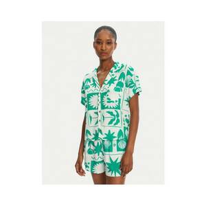 Camasa dama TAYLOR SHELLPAT - Viscoza/In - Verde - Verde imagine