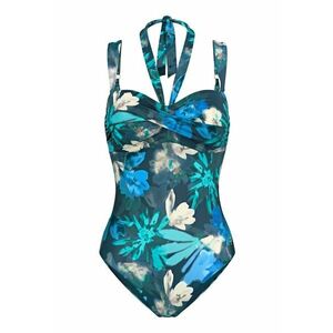 Costum de baie dama 10222315 - Poliamida/Elastan - Albastru - Albastru imagine