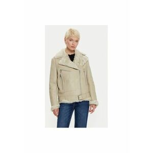 Geaca din piele dama 50524016 - Piele naturala - Ecru - Ecru imagine