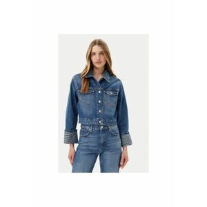 Jacheta de blugi dama 10019647 30046665 - Bumbac - Albastru - Albastru imagine