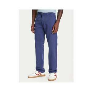 Pantaloni barbati 4RZVUE01W - Bumbac - Albastru - Albastru imagine