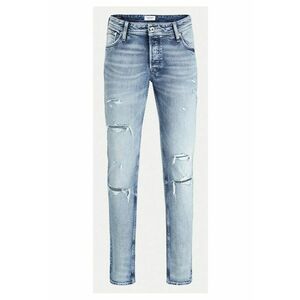 Pantaloni barbati Jack Jones - 12261699 - Bumbac/Bumbac - Albastru - Albastru imagine