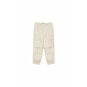 Pantaloni fete Bumbac - Bej - Bej imagine