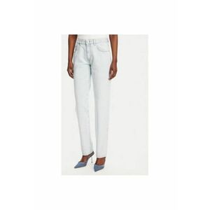 Pantaloni dama 53-8040 - Bumbac - Albastru - Albastru imagine