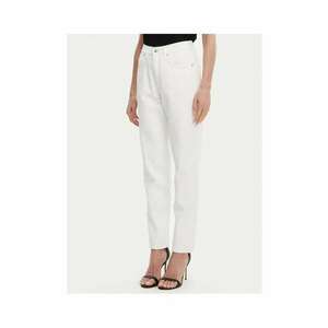 Pantaloni dama 53-8024 - Bumbac - Alb - Alb imagine