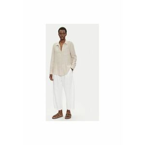 Pantaloni dama 713952-00 - Bumbac - Alb - Alb imagine