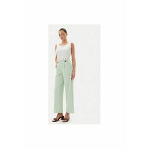 Pantaloni dama 15208430 - Poliester/Elastan - Verde - Verde imagine