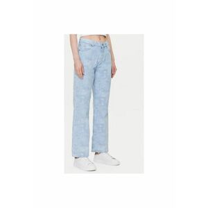 Pantaloni dama 1016002 - Bumbac - Albastru deschis - Albastru deschis imagine