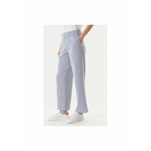 Pantaloni dama 14002199 - Bumbac/Poliester - Albastru - Albastru imagine