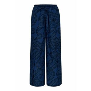 Pantaloni dama 10222189 - Viscoza - Bleumarin - Bleumarin imagine