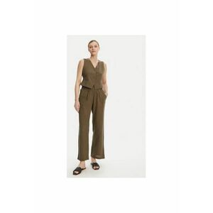 Pantaloni dama 10333796 - Bumbac organic/In - Verde - Verde imagine