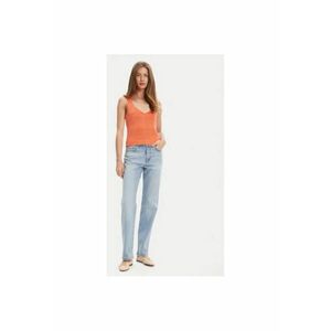 Pantaloni dama 41TBDE00J - Bumbac/Elastan - Albastru - Albastru imagine