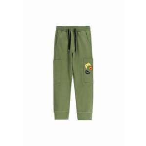 Pantaloni de trening baieti WC5120105GBK - Bumbac - Verde - Verde imagine