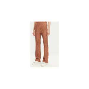 Pantaloni de trening dama XF9313 - Poliester/Bumbac - Portocaliu - Portocaliu imagine
