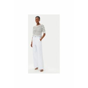 Pantaloni dama ADDE002323 - Bumbac - Alb - Alb imagine