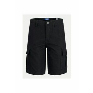 Pantaloni scurti baieti Jack Jones Junior - 12268381 - Bumbac - Negru - Negru imagine