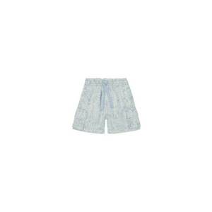 Pantaloni scurti baieti 4Q89G902L - In/Viscoza - Albastru - Albastru imagine