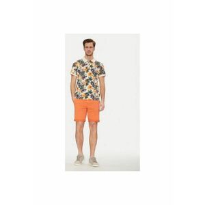 Pantaloni scurti barbati 20717939 - Bumbac - Portocaliu - Portocaliu imagine