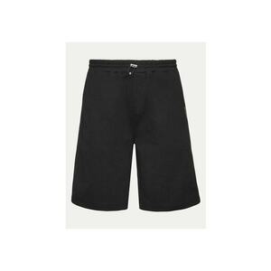 Pantaloni scurti barbati - 303967451 - Bumbac - Negru - Negru imagine