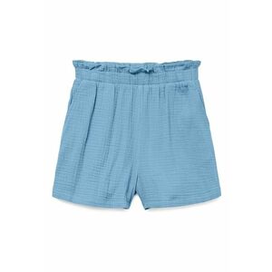 Pantaloni scurti dama 10279687 - Bumbac - Albastru - Albastru imagine