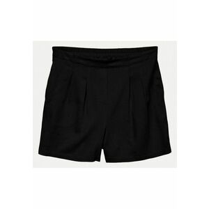 Pantaloni scurti dama 10279694 - Viscoza/In - Negru - Negru imagine