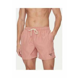 Pantaloni scurti de baie barbati MSW0064PI55 - Poliester - Roz - Roz imagine