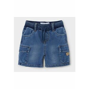 Pantaloni scurti din denim baieti 13212547 - Lyocell/Poliester reciclat - Albastru - Albastru imagine