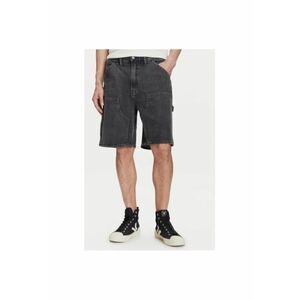 Pantaloni scurti din denim barbati 767488-00 - Bumbac/Elastan - Negru - Negru imagine