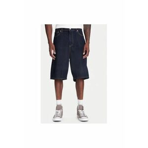 Pantaloni scurti din denim barbati 774578-00 - Bumbac - Bleumarin - Bleumarin imagine