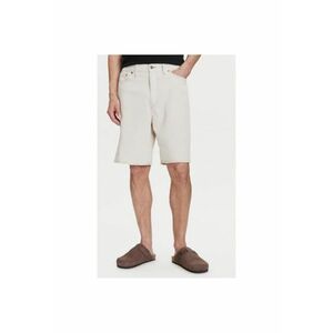 Pantaloni scurti din denim barbati 781609-00 - Bumbac/Lyocell - Bej - Bej imagine
