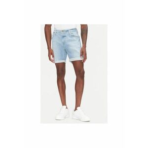 Pantaloni scurti din denim barbati 112363926 - Bumbac - Albastru - Albastru imagine