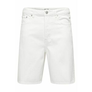 Pantaloni scurti din denim barbati Sons - 22031662 - Bumbac - Alb - Alb imagine