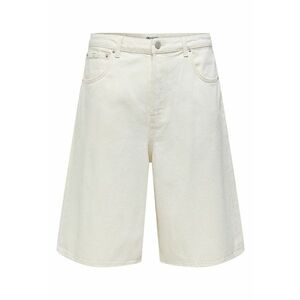 Pantaloni scurti din denim barbati Sons - 22034145 - Bumbac - Ecru - Ecru imagine
