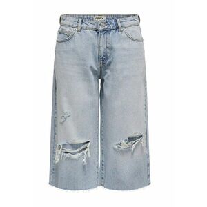 Pantaloni scurti din denim dama 15349183 - Bumbac - Albastru - Albastru imagine