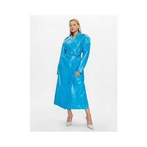 Trench dama - 302827749 - Piele ecologica - Albastru - Albastru imagine