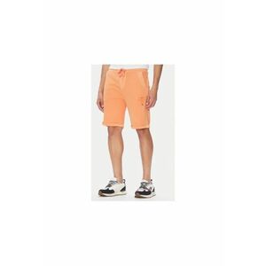 Pantaloni scurti sport barbati 251BF016F583 - Bumbac - Portocaliu - Portocaliu imagine