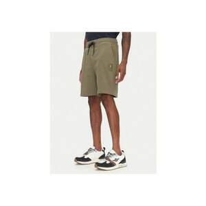 Pantaloni scurti sport barbati 251BF020F584 - Bumbac/Poliester - Kaki - Kaki imagine