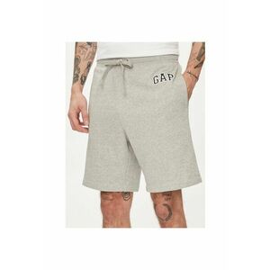 Pantaloni scurti barbati - 304143410 - Bumbac - Gri - Gri imagine
