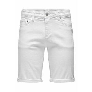 Pantaloni scurti din denim barbati Sons - 22029297 - Bumbac - Alb - Alb imagine