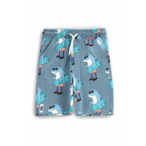 Pantaloni scurti sport baieti WC5121502HBK - Bumbac - Albastru - Albastru imagine