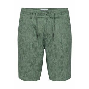 Pantaloni scurti barbati Sons - 22028301 - Bumbac - Verde - Verde imagine