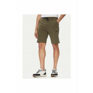 Pantaloni scurti sport barbati 251BF017F459 - Bumbac/Elastan - Kaki - Kaki imagine