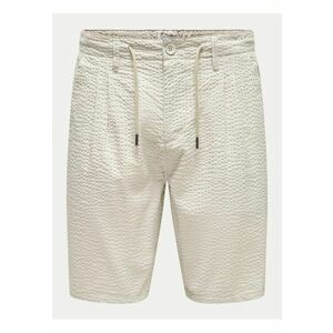 Pantaloni scurti barbati Sons - 22028301 - Bumbac - Bej - Bej imagine