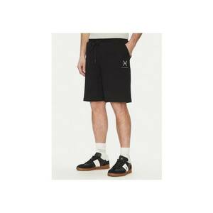 Pantaloni scurti sport barbati UMP25276BE - Bumbac - Negru - Negru imagine