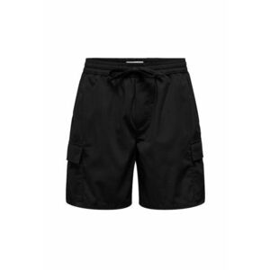 Pantaloni scurti sport barbati Sons - 22034462 - Bumbac/Poliester - Negru - Negru imagine