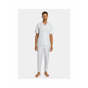 Pijama barbati - 303703417 - Bumbac - Alb - Alb imagine